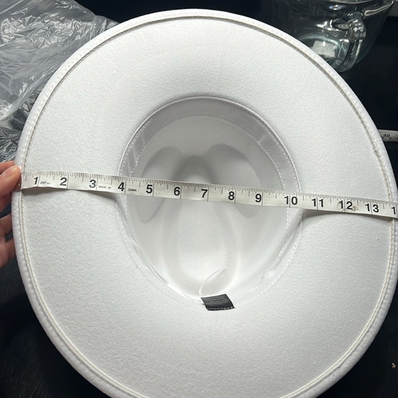 Western Wide Brim Studded Panama Hat - Picture 9 of 10